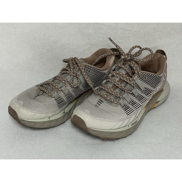 Merrell Agility Peak 4 Trail Beige Running Shoes Women's Size 6.5 Moonbeam EUC - Picture 4 of 10